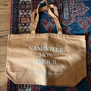 Sezane Tan Tote Bag